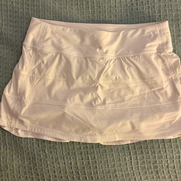 lululemon white pace rival tennis skirt - Picture 4 of 5